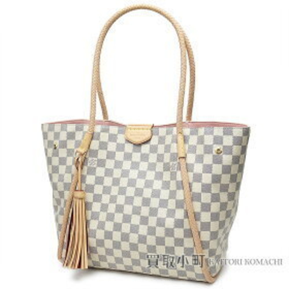 Louis Vuitton Propriano Damier Azur White Tassel Charm Bag LV